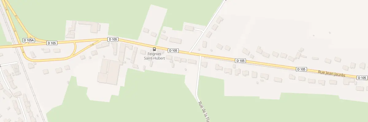 Plan du 160 Rue Jean Jaurès à Feignies