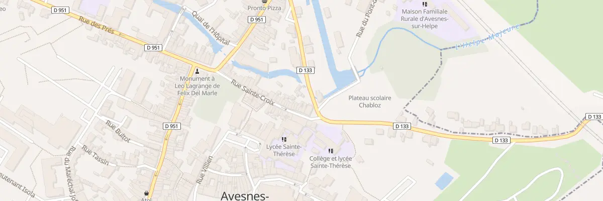 Plan du 39 Rue Sainte Croix à Avesnes-sur-Helpe