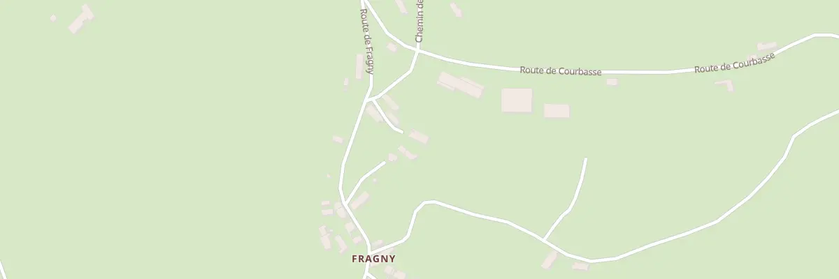 Plan du 9 Rte de Fragny à Villapourçon