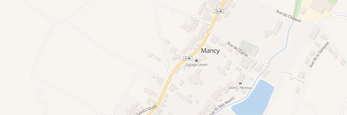 Plan du 29 Gr Grande Rue à Mancy