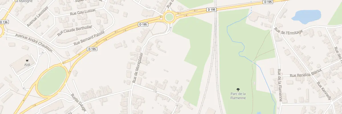 Plan du 73 Rue de Montplaisir à Maubeuge