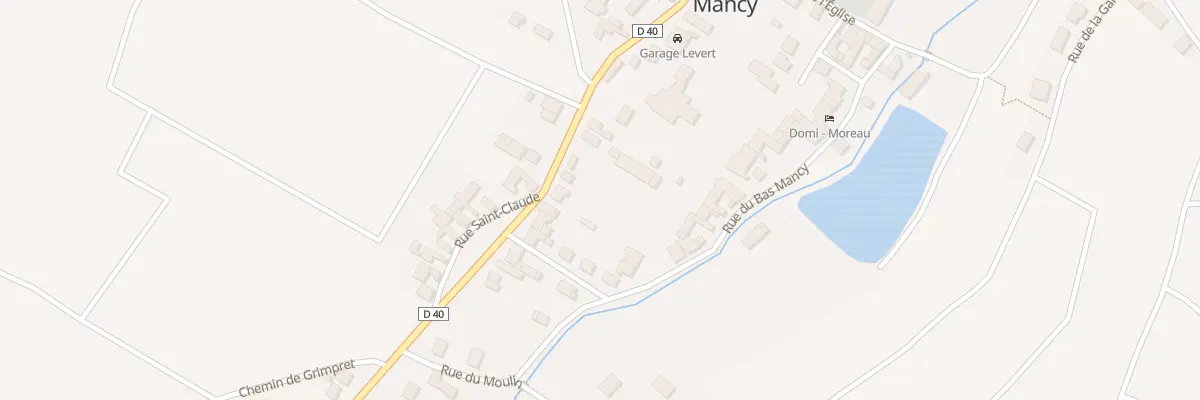 Plan du 22 Gr Grande Rue à Mancy