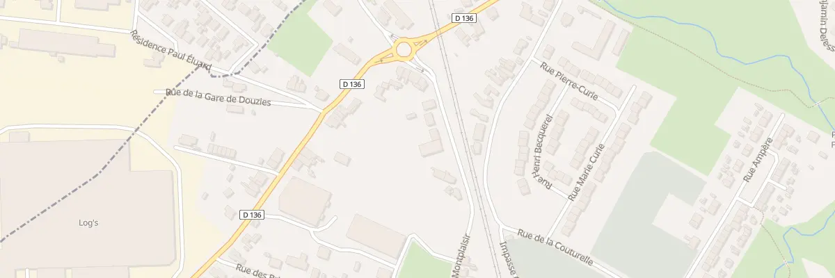Plan du 6 Rue de Montplaisir à Maubeuge