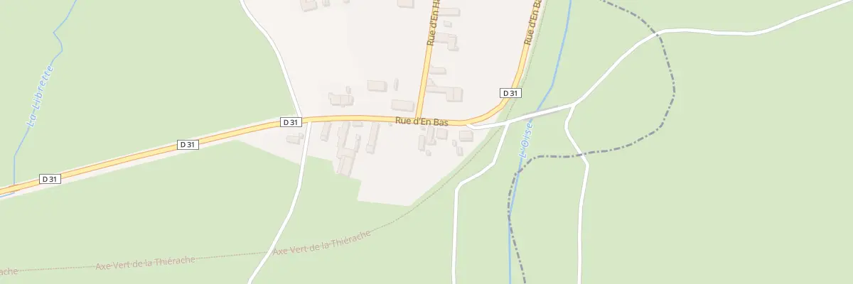 Plan du 9 Rue d’En Bas à Gergny