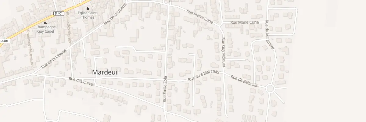 Plan du 3 All Jean Moulin à Mardeuil