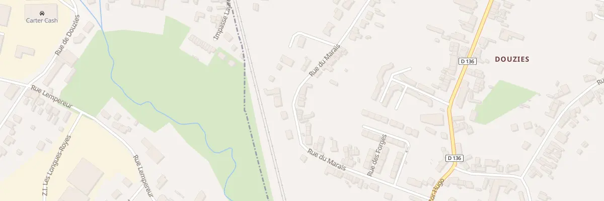 Plan du 48 Rue du Marais à Maubeuge