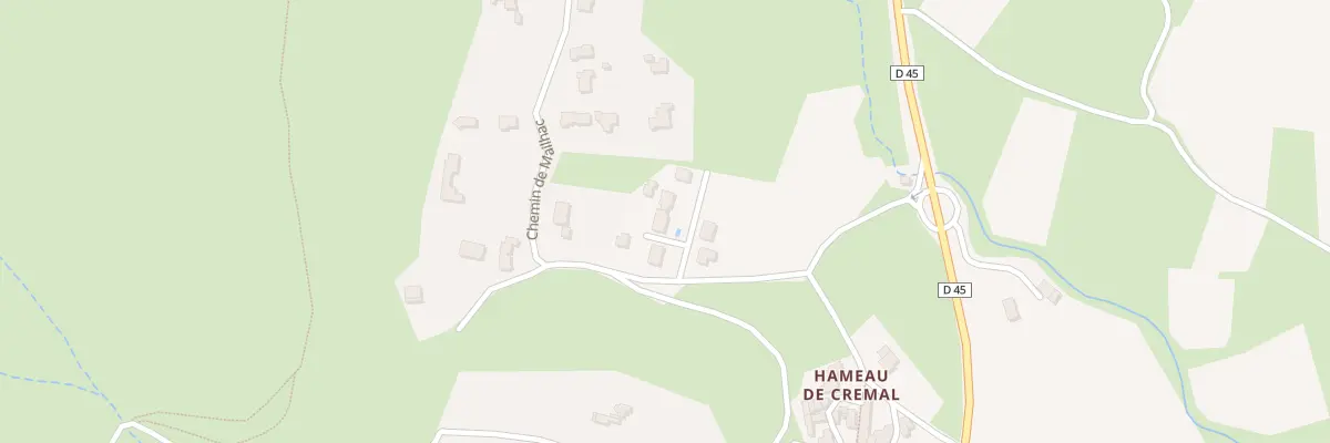 Plan du 4 Mailhac à Corconne