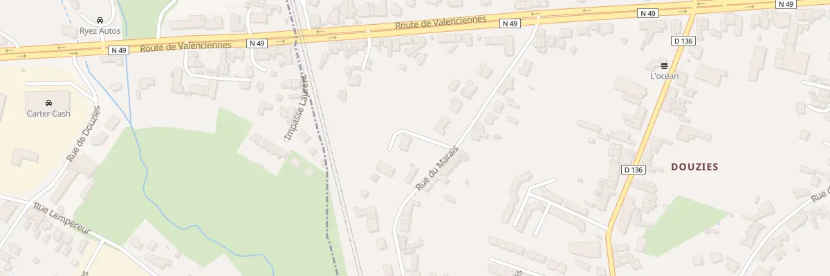 Plan du 71 Rue du Marais à Maubeuge