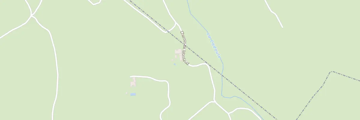 Plan du 1180 Che de Montaud à Guzargues
