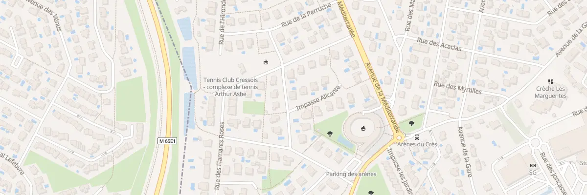 Plan du 5 Rue de Suffren au Crès