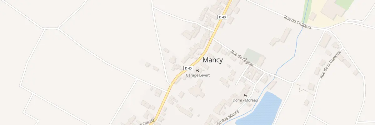 Plan du 27 Gr Grande Rue à Mancy