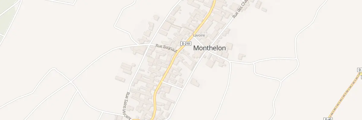 Plan du 25 Rue Gaston Poittevin à Monthelon