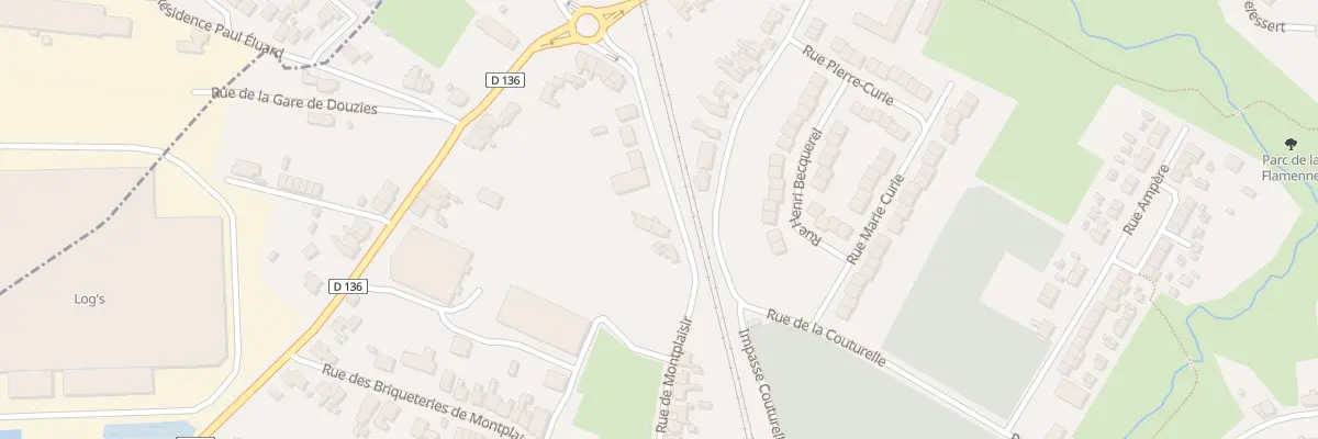 Plan du 18 Rue de Montplaisir à Maubeuge