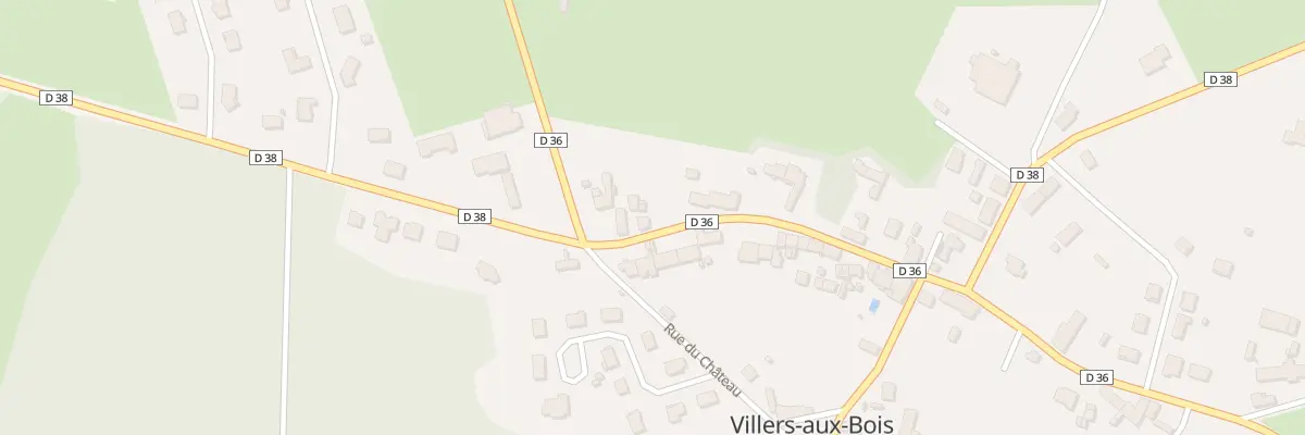 Plan du 34 Rue de la Foret Charbonniere à Villers-aux-Bois