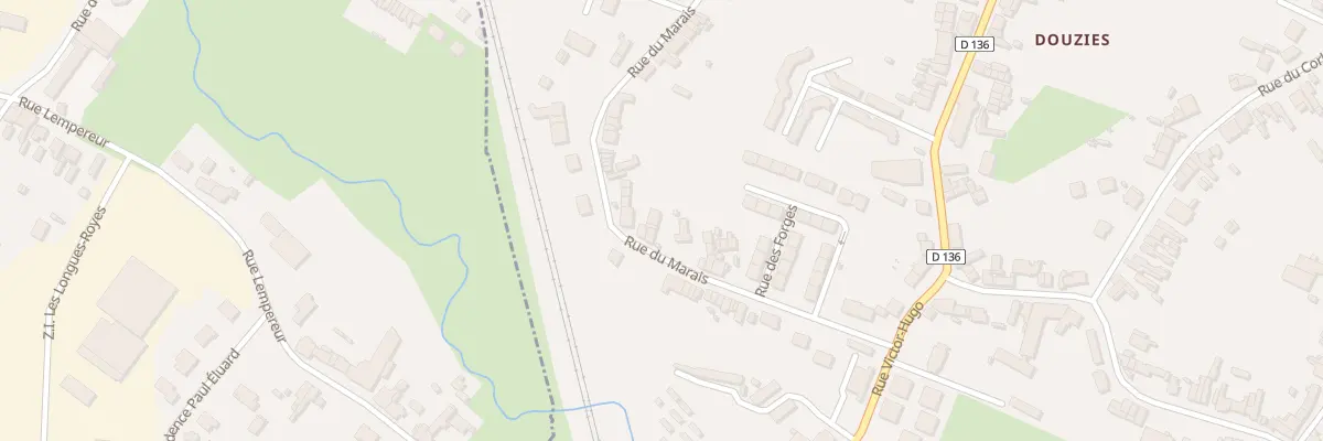 Plan du 36 Rue du Marais à Maubeuge