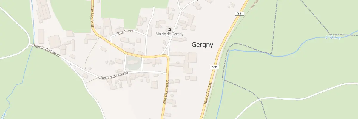 Plan du 14 Rue d’En Haut à Gergny