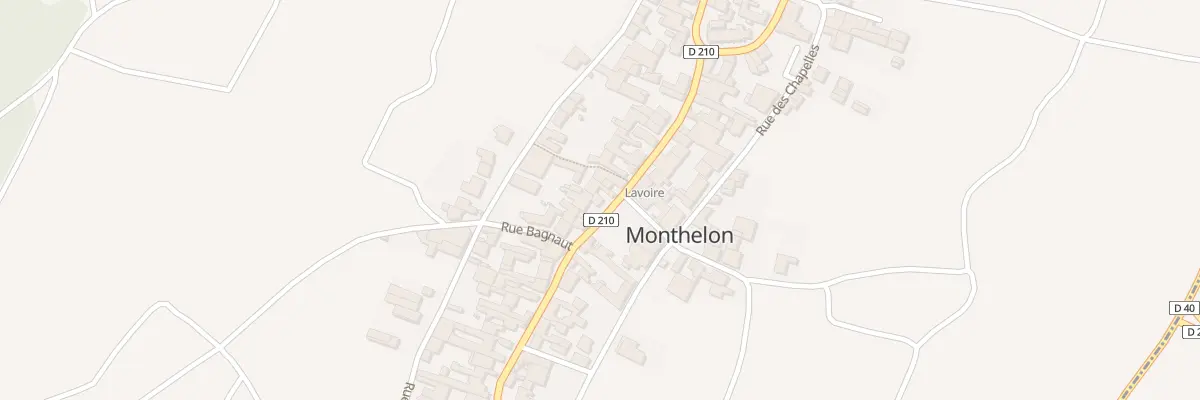Plan du 20 Rue Gaston Poittevin à Monthelon