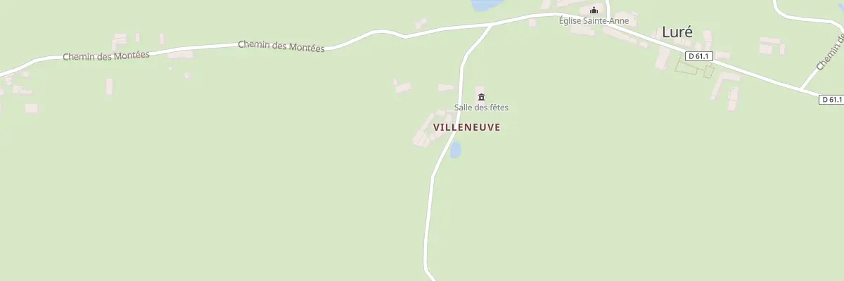 Plan du 5061 Villeneuve à Luré