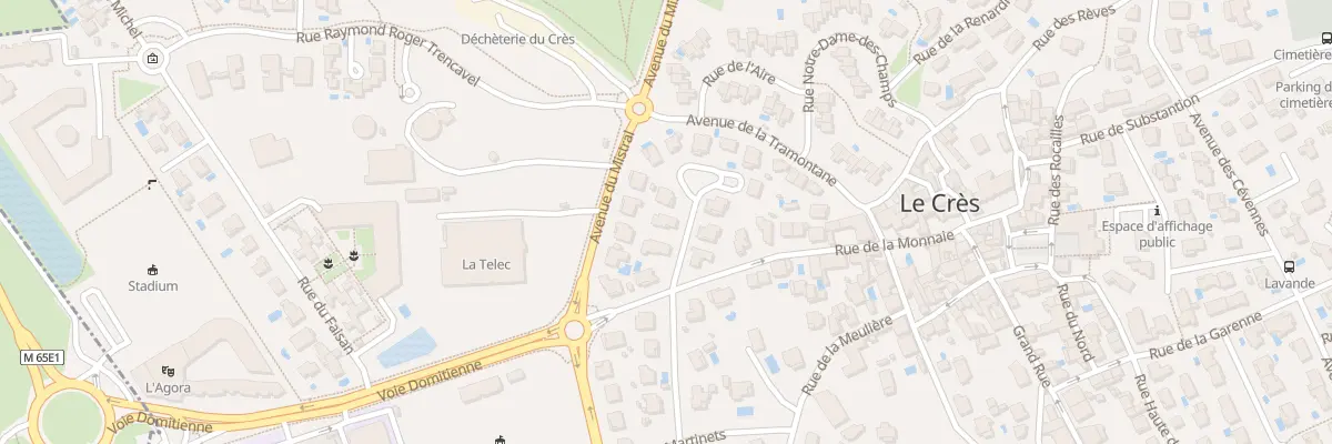 Plan du 3 Imp de la Seranne au Crès