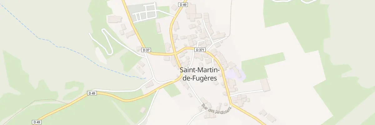 Plan du 5060 Le Bourg à Saint-Martin-de-Fugères