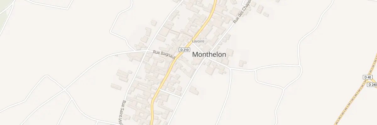 Plan du 21 Rue Gaston Poittevin à Monthelon