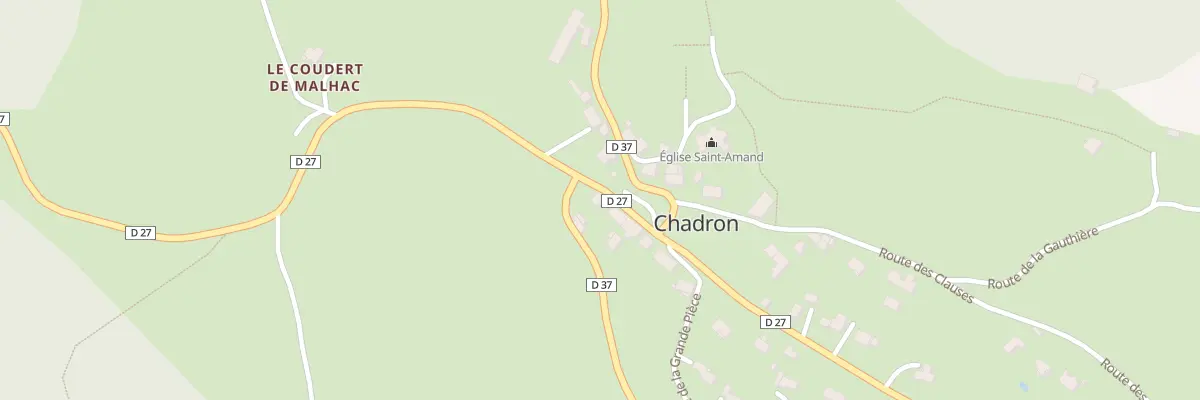 Plan du 5008 Le Bourg à Chadron