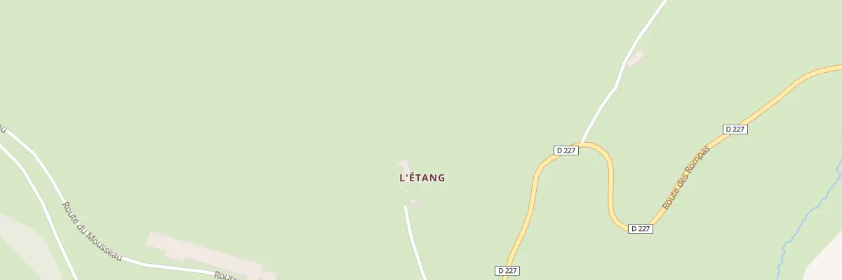 Plan du 72 Rte des Rompas à Villapourçon