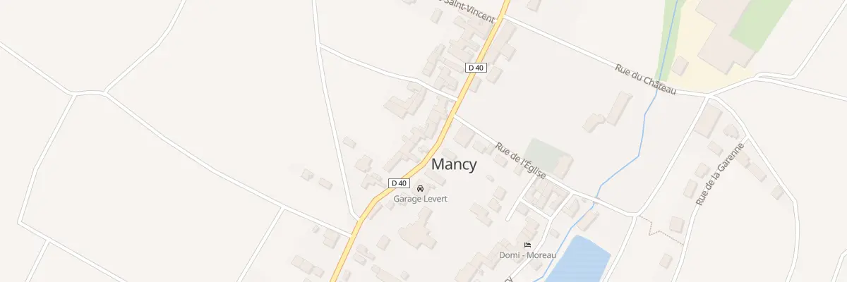 Plan du 23 Gr Grande Rue à Mancy