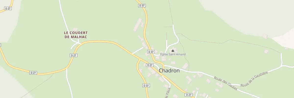 Plan du 5006 Le Bourg à Chadron
