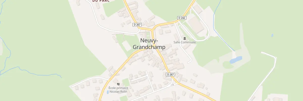 Plan du 2 Pl de la Mairie à Neuvy-Grandchamp