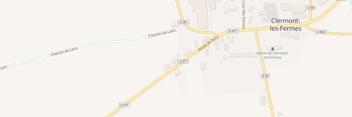 Plan du 12 Rte de Bucy à Clermont-les-Fermes