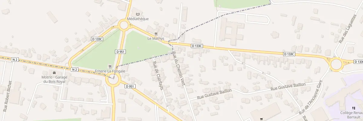 Plan du 3 Rue du Chemin Vert à Avesnelles
