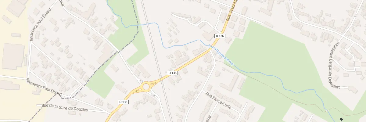 Plan du 80 Rue Victor Hugo à Maubeuge
