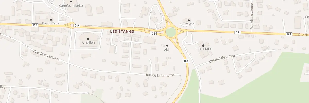 Plan du 608 Rue de la Bernarde à Renaison