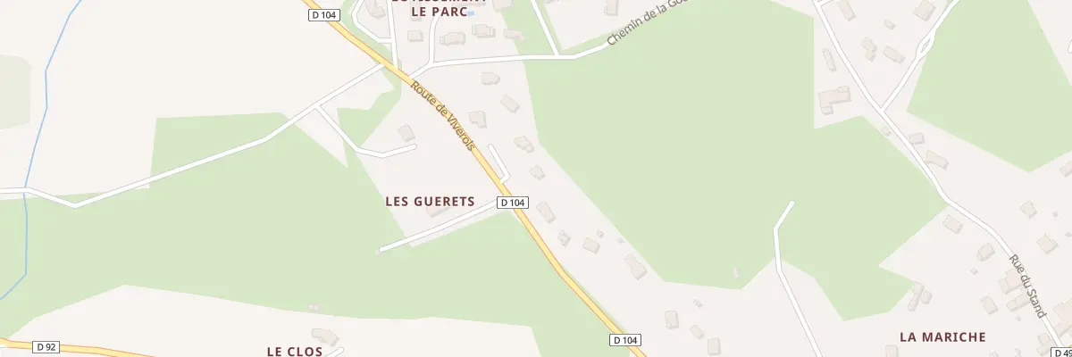 Plan du 2 Lot Le Parc à Usson-en-Forez