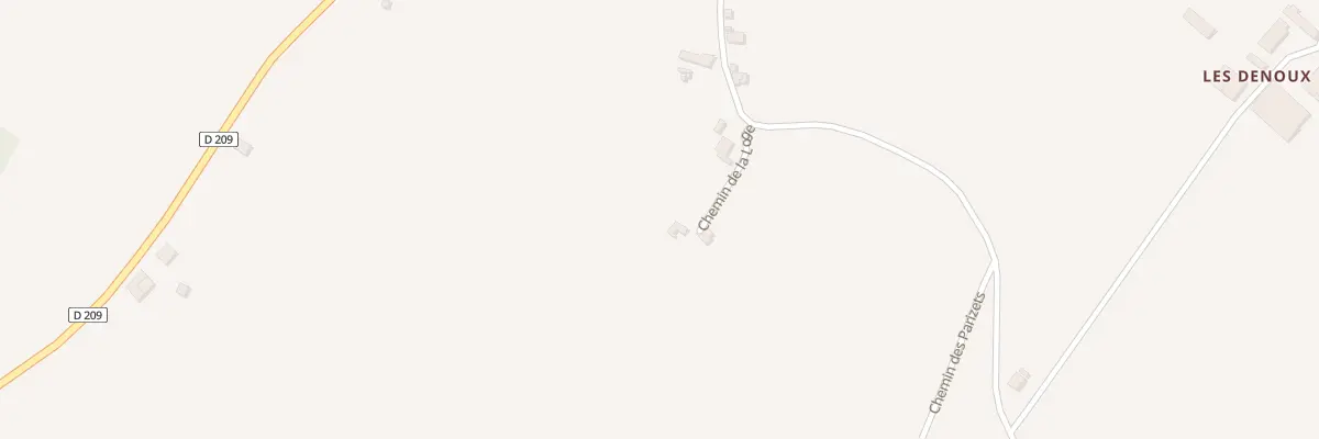 Plan du 98 Che de la Loge à Saint-Léger-sur-Vouzance
