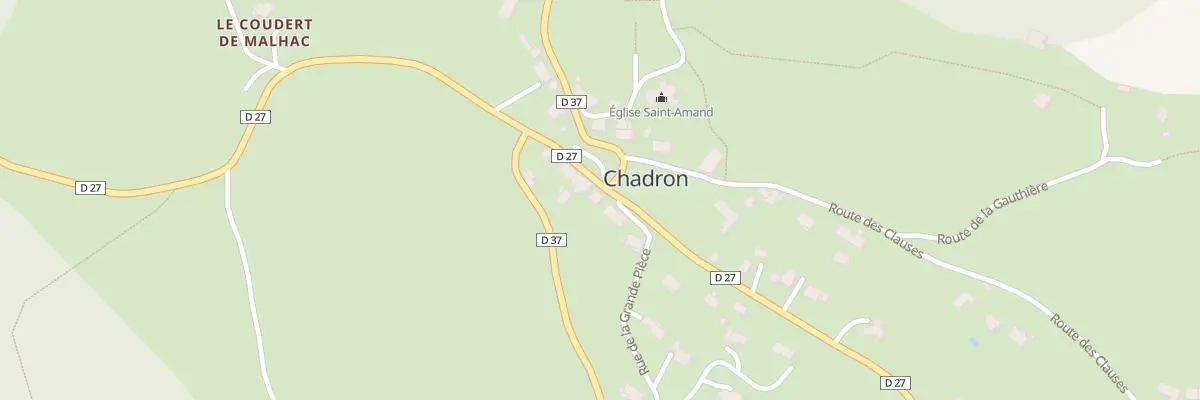 Plan du 5012 Le Bourg à Chadron