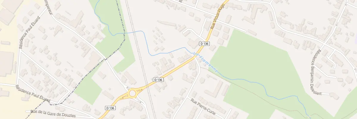 Plan du 72 Rue Victor Hugo à Maubeuge