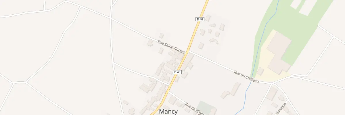 Plan du 3 Gr Grande Rue à Mancy
