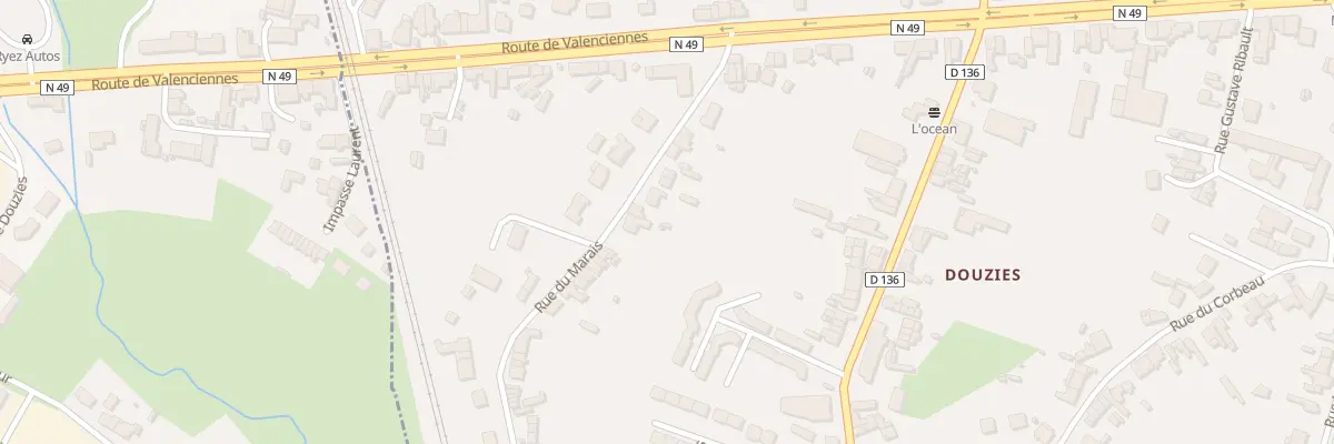 Plan du 80 Rue du Marais à Maubeuge