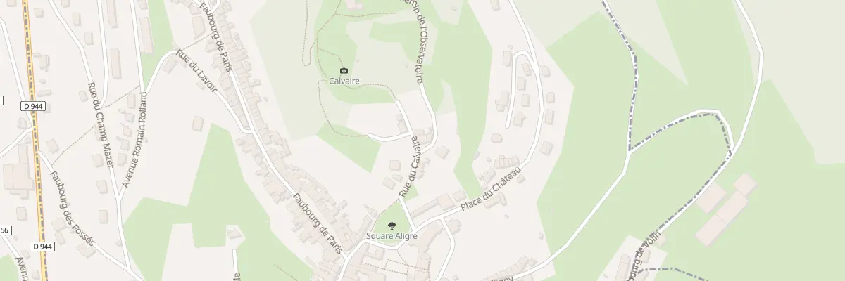Plan du 10 Rue du Calvaire à Château-Chinon (Ville)