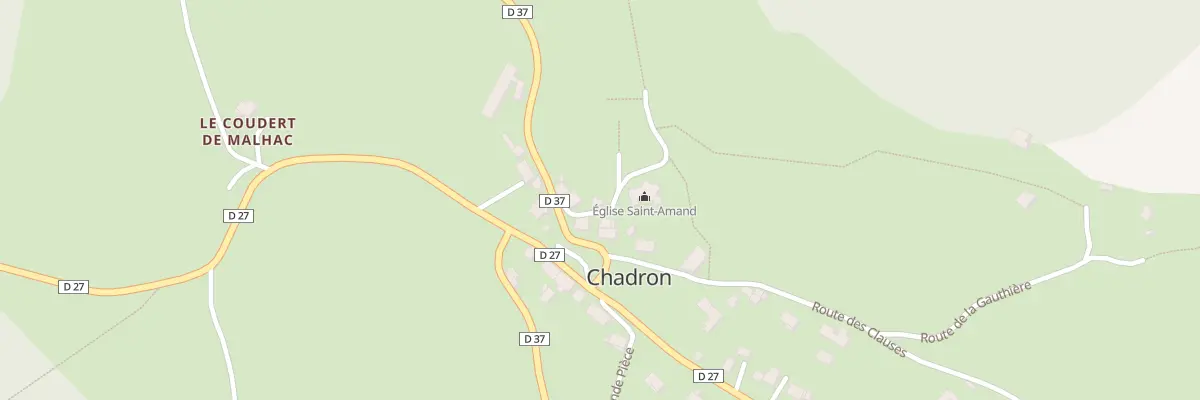 Plan du 5005A Le Bourg à Chadron