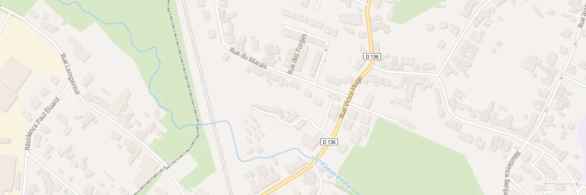 Plan du 9 Rue du Marais à Maubeuge