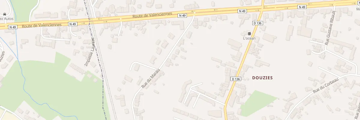 Plan du 84 Rue du Marais à Maubeuge