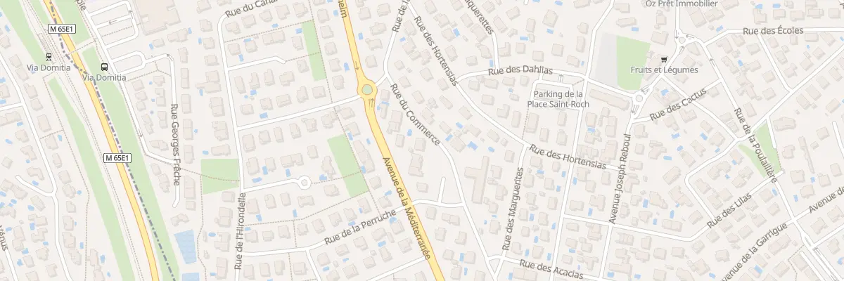 Plan du 4 Rue du Commerce au Crès