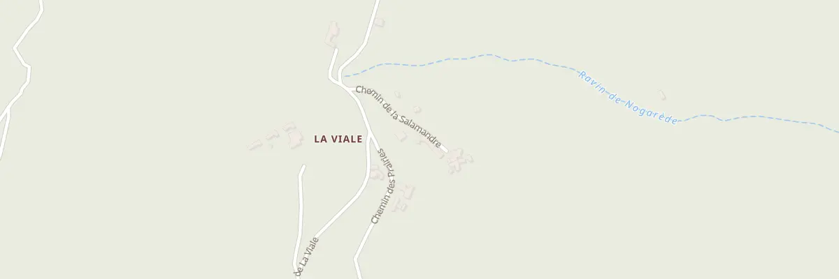 Plan du 5378 La Viale au Collet-de-Dèze