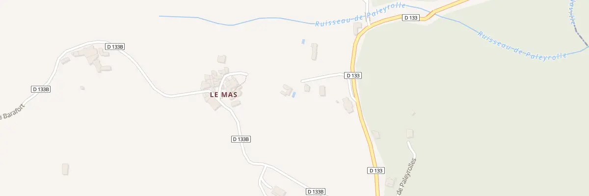 Plan du 135 Che des Arboces à Saint-Félix-de-Pallières