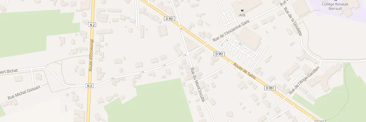 Plan du 4B Rue du Mont Inculte à Avesnelles
