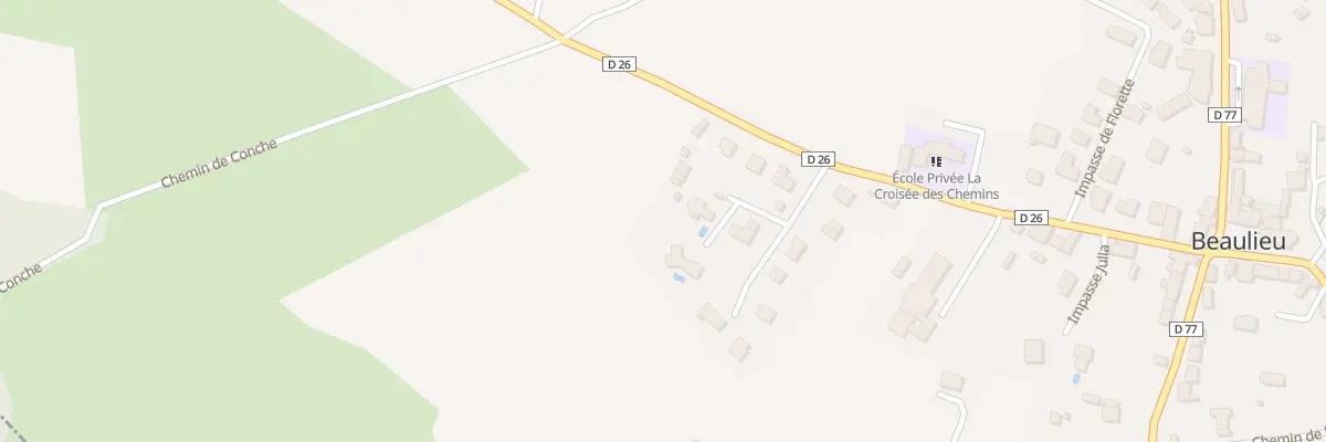 Plan du 9045 Rue des Pras Maury à Bonneval