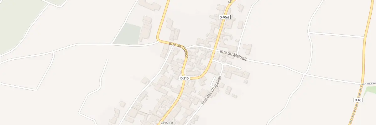 Plan du 2 Rue de Chavot à Monthelon